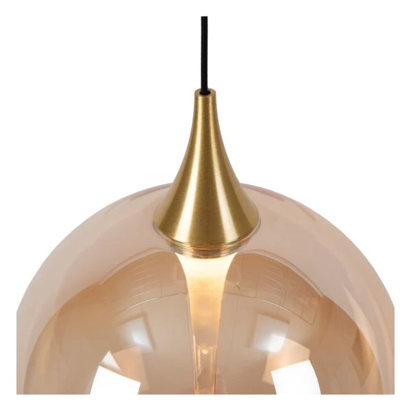Lucide Premium GISELA - Lámpara colgante - Ø 61 cm - LED Regul. - 12x3,5W 2700K - Ámbar - detalle 1
